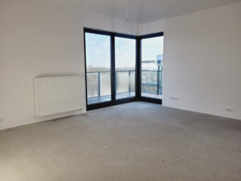 Widok na Starówkę Gdańską, dużo zieleni