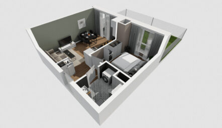 2 pokoje z ogródkiem Gdańsk Niedźwiednik