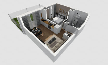 2 pokoje z ogródkiem Gdańsk Niedźwiednik