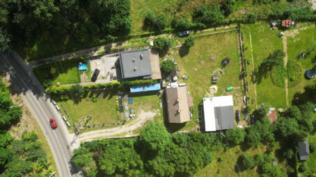 Duża działka budowlana pod lasem | Rumia