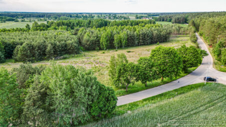 Działka na Kaszubach przy samym lesie