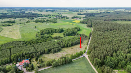 Działka na Kaszubach przy samym lesie