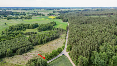Działka na Kaszubach przy samym lesie