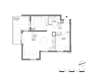 3 pokoje  balkon | 2. piętro | Blisko PKM