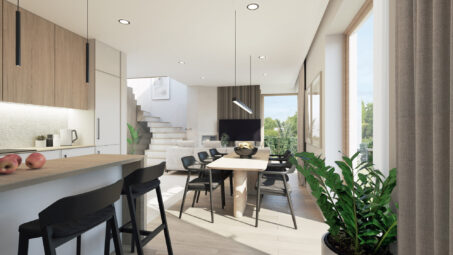 Flora Park | 4 pok. | ogródek | krzesło schodowe