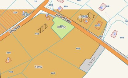 Uzbrojona działka z MPZP w pięknej okolicy