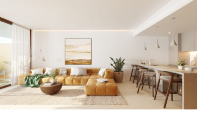 Parterowy apartament z ogrodem z pięknym widokiem