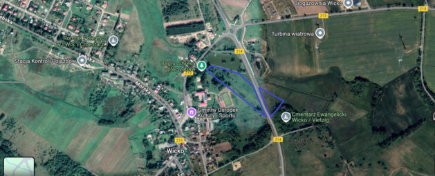 Ponad 2 ha działki rolnej WICKO k/Łeby