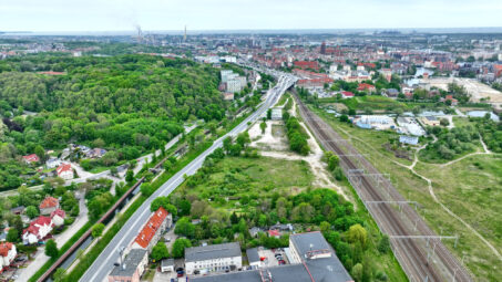 Na wynajem, teren na granicy Śródmieścia i Orunii