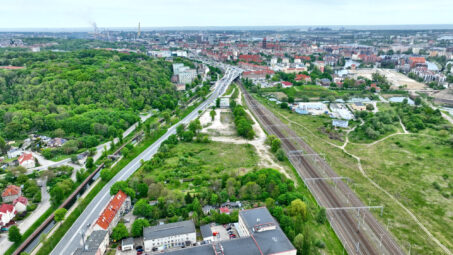 Na wynajem, teren na granicy Śródmieścia i Orunii