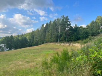 Miechucino Działka z widokiem na jezioro Glinne