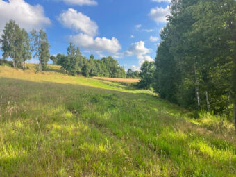 Miechucino Działka z widokiem na jezioro Glinne