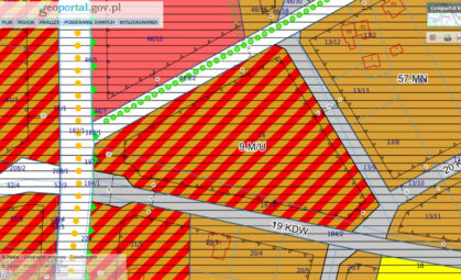 Działka mieszkaniowo-usługowa przy DK91
