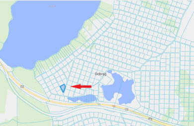 Działka blisko jeziora Dobrąg