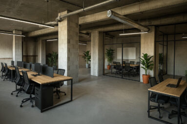 Lokal biurowy z bezpośrednim widokiem na rzekę