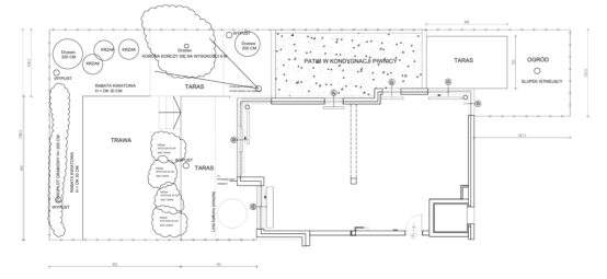Domowy ogród 120 m od morza + open space