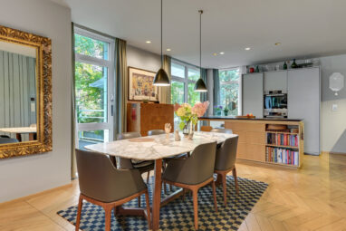 Domowy ogród 120 m od morza + open space