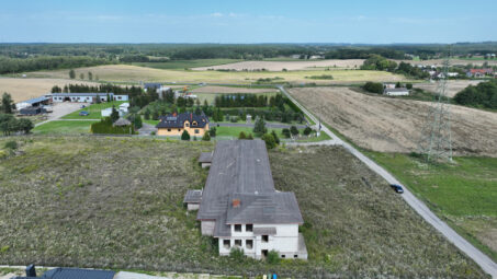 Działka ponad 1 ha, na granicy Starogardu Gda.