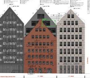 Wyspa Spichrzów, Granaria- studio, widok na rzekę