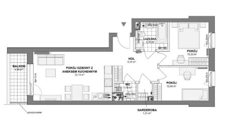 Wykończone pod klucz, miejsce w hali, komórka