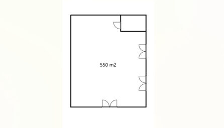 Hala na wynajem 550 m² | Pruszcz Gdański