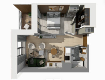 2 pokoje Witomino wysoki standard/ 4. piętro