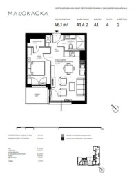 2 pokoje Witomino wysoki standard/ 4. piętro