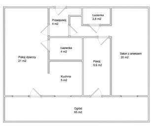 3 pokoje | ogród | inwestycja | Angielska Grobla