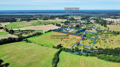 Sarbsk! Duża działka przy strumyku