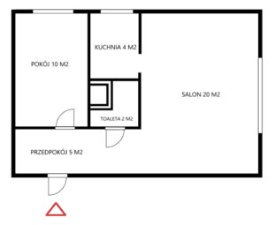 Słoneczne dwa pokoje blisko morza | Świetny układ