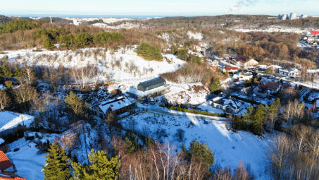 Prestiżowa działka z panoramą na Zatokę Gdańską