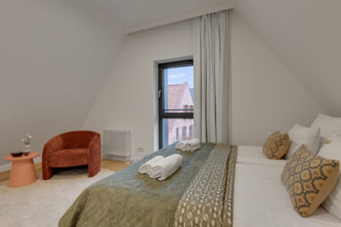 Wyspa Spichrzów- wyposażony apartament z balkonem