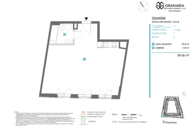 3 pok. do własnej aranżacji|Wyspa Spichrzów