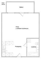 Mieszkanie z balkonem Gdańsk Łostowice Podleckiego