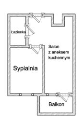 2 pokoje z balkonem | Miejsce postojowe w cenie