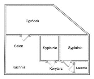 Doki Living | 3 pokoje | ogród