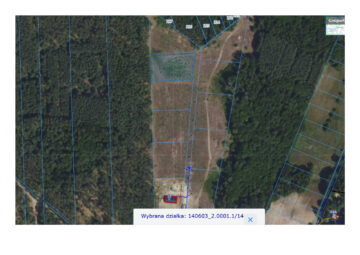 Malownicza działka na leśnej polanie