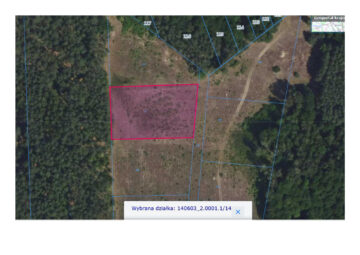 Malownicza działka na leśnej polanie