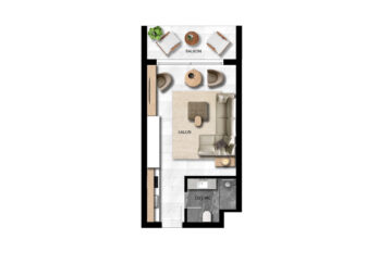 Cypr | Kawalerka na Long Beach