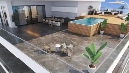 Cypr | Penthouse z basenem