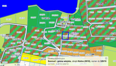 Działka letniskowa z widokiem na jezioro Marchowo