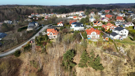 Prestiżowa działka z panoramą na Zatokę Gdańską