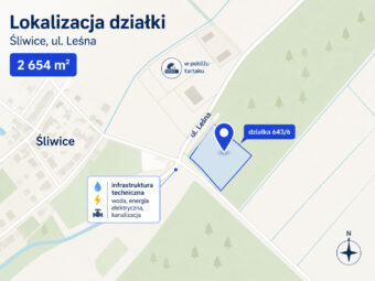 Plac do wynajęcia Śliwice, ul. Leśna – składowanie
