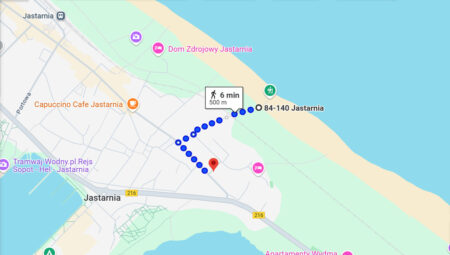 Dom Jastarnia, 300 m do Zatoki Puckiej
