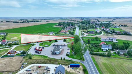 Działka mieszkaniowo-usługowa przy DK91