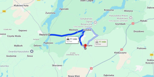 Działka inwestycyjna do podziału Sikorzyno
