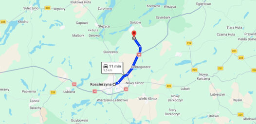 Działka inwestycyjna do podziału Sikorzyno