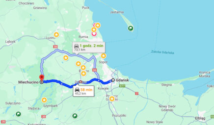 Miechucino Działka z widokiem na jezioro Glinne