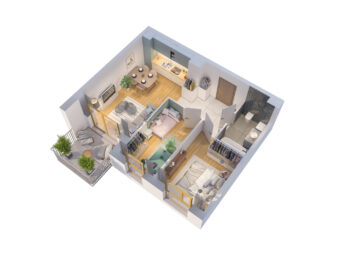 3 pokoje dla rodziny | 3m sufit | centrum Rumi