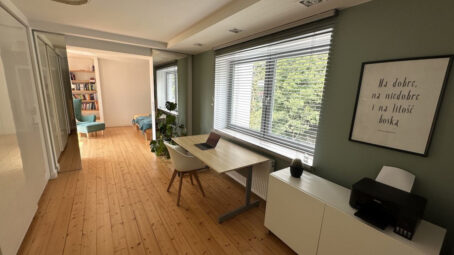 Komfortowy bliźniak z ogrodem, tarasem i sauną